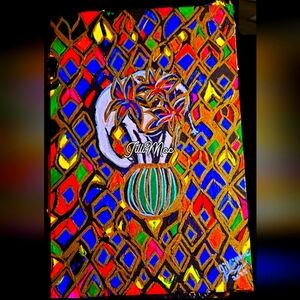 Abstract Elephant 🐘 painting By JilliMac  ✨️ NWT